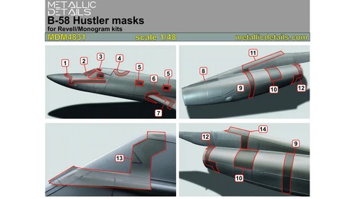Metallic details mdm4831 - 1/48,